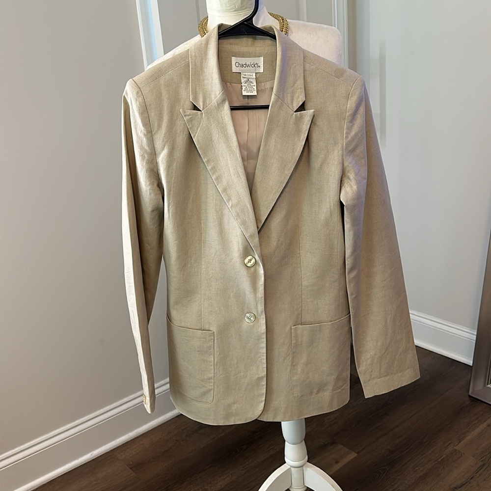 Chadwick’s nude blazer size 6. In great condition. - Picture 4 of 12